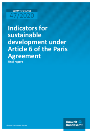 Sustainable Development Indicators under Article 6