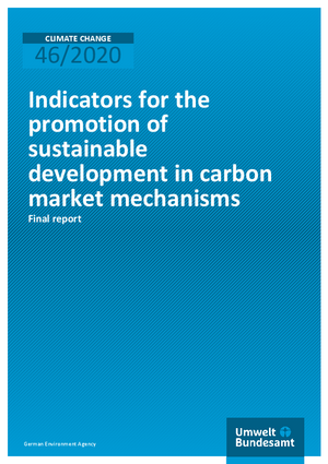 Indicators for the promotion of sustainable development in carbon market mechanisms